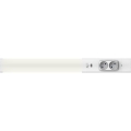LED podpolna svjetiljka s utičnicama i USB priključcima LED/18W/230V 4000K srebrna