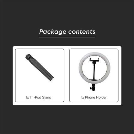 LED prigušivačka s postoljem i držačem za vloganje LED/10W/5V 3200-5500K