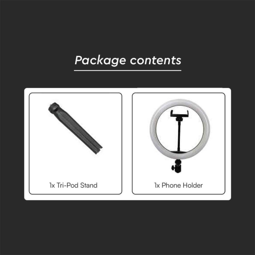 LED prigušivačka s postoljem i držačem za vloganje LED/10W/5V 3200-5500K