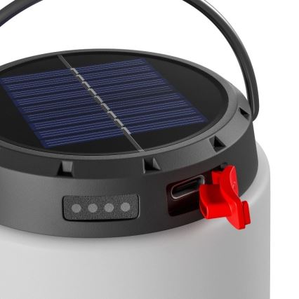 LED prenosiva solarna punjiva svjetiljka s podesivom svjetlinom LUMINA TUBO LED/5V 800 mAh