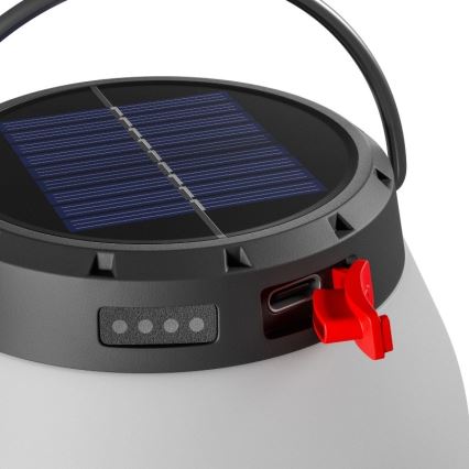 LED prenosna solarna punjiva lampa s mogućnošću prigušivanja LUMINA ORB LED/5V 800 mAh