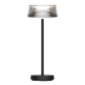 LED prenosna vanjska stolna lampa CASABLANCA s dodirnim upravljanjem, LED/3,4W/5V USB, 3600 mAh, IP44, crna