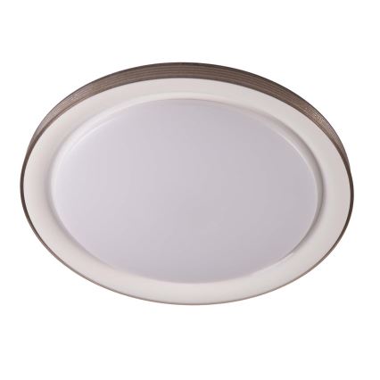 LED Prigušiva stropna svjetiljka za kupaonicu GRAŻYNA LED/72W/230V 3000-6000K pr. 51 cm IP44 siva + daljinski upravljač