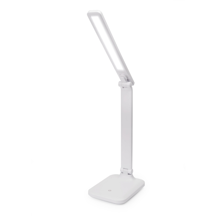 LED Prigušiva stolna lampa na dodir s bežičnim punjenjem i USB portom REMUS LED/5W/230V bijela