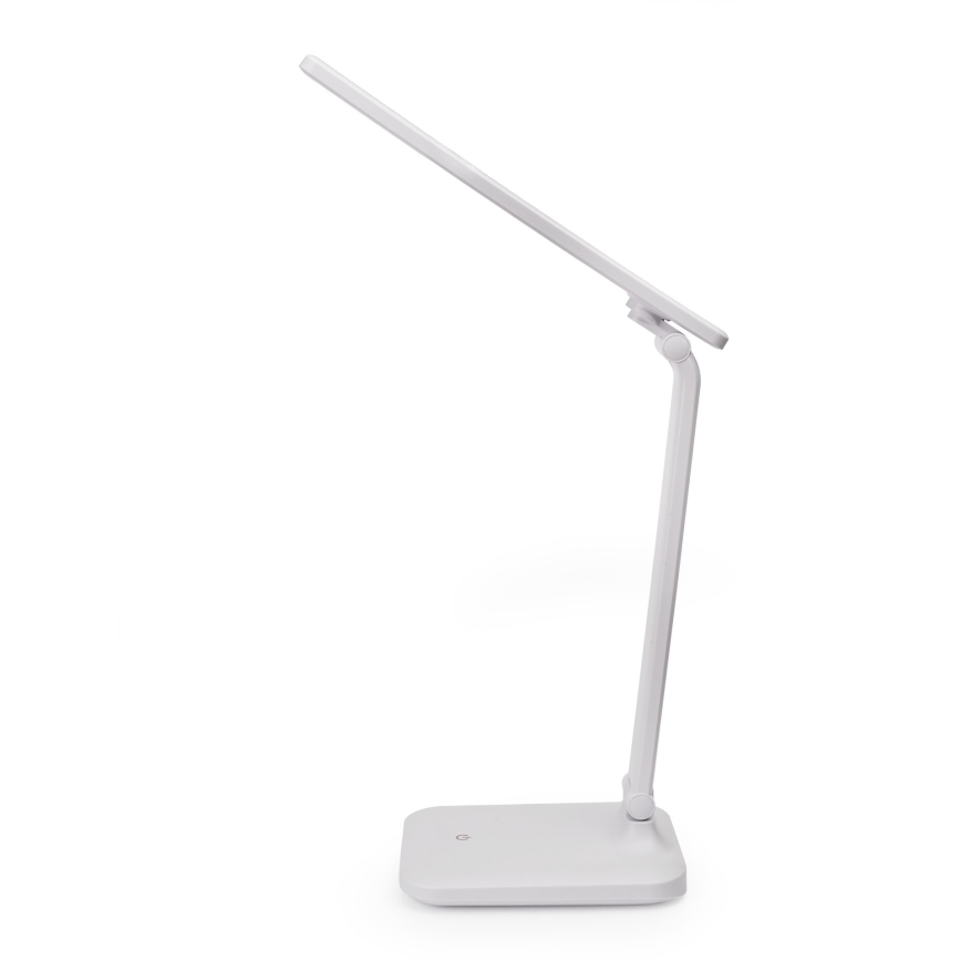 LED Prigušiva stolna lampa na dodir s bežičnim punjenjem i USB portom REMUS LED/5W/230V bijela