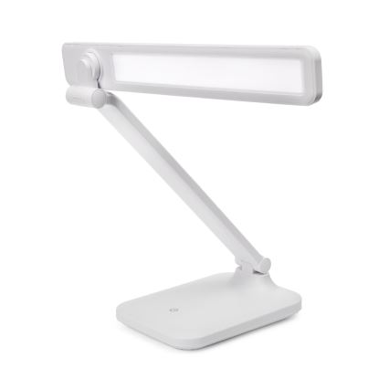 LED Prigušiva stolna lampa na dodir s bežičnim punjenjem i USB portom REMUS LED/5W/230V bijela