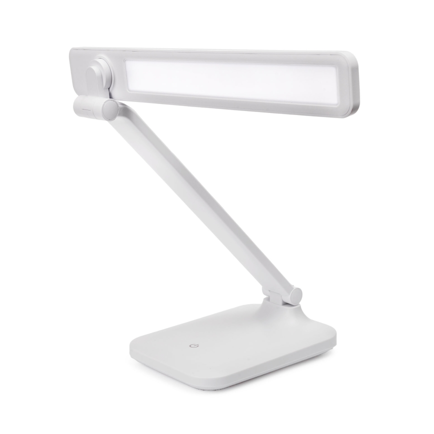 LED Prigušiva stolna lampa na dodir s bežičnim punjenjem i USB portom REMUS LED/5W/230V bijela