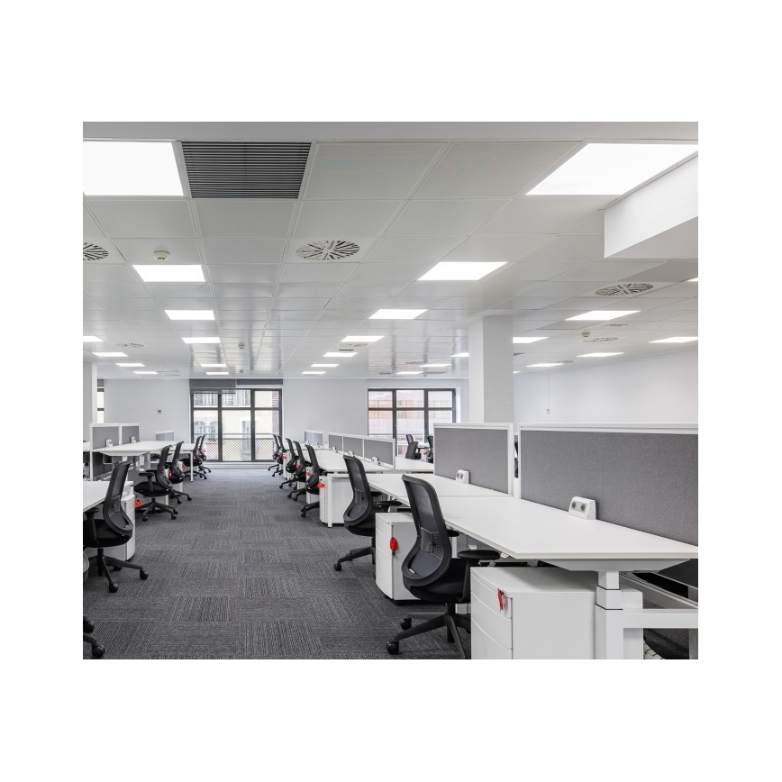 LED Prigušivi ugradbeni panel CAPRI LED/25/36/40W/230V 3000/4000/5700K UGR&lt;19 IP44 60x60 cm