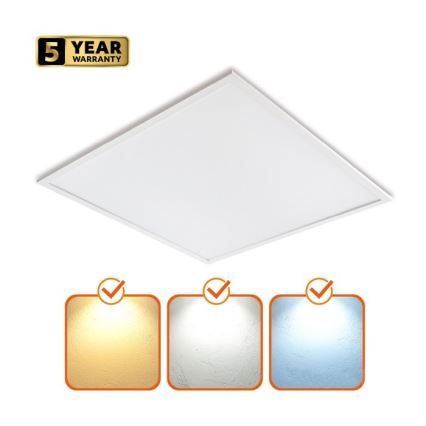 LED Prigušivi ugradbeni panel CAPRI LED/25/36/40W/230V 3000/4000/5700K UGR&lt;19 IP44 60x60 cm