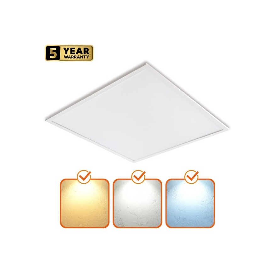 LED Prigušivi ugradbeni panel CAPRI LED/25/36/40W/230V 3000/4000/5700K UGR&lt;19 IP44 60x60 cm
