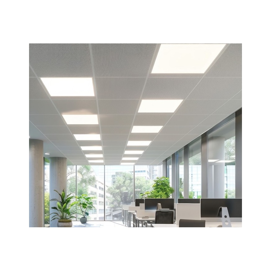 LED Prigušivi ugradbeni panel CAPRI LED/25/36/40W/230V 3000/4000/5700K UGR&lt;19 IP44 60x60 cm