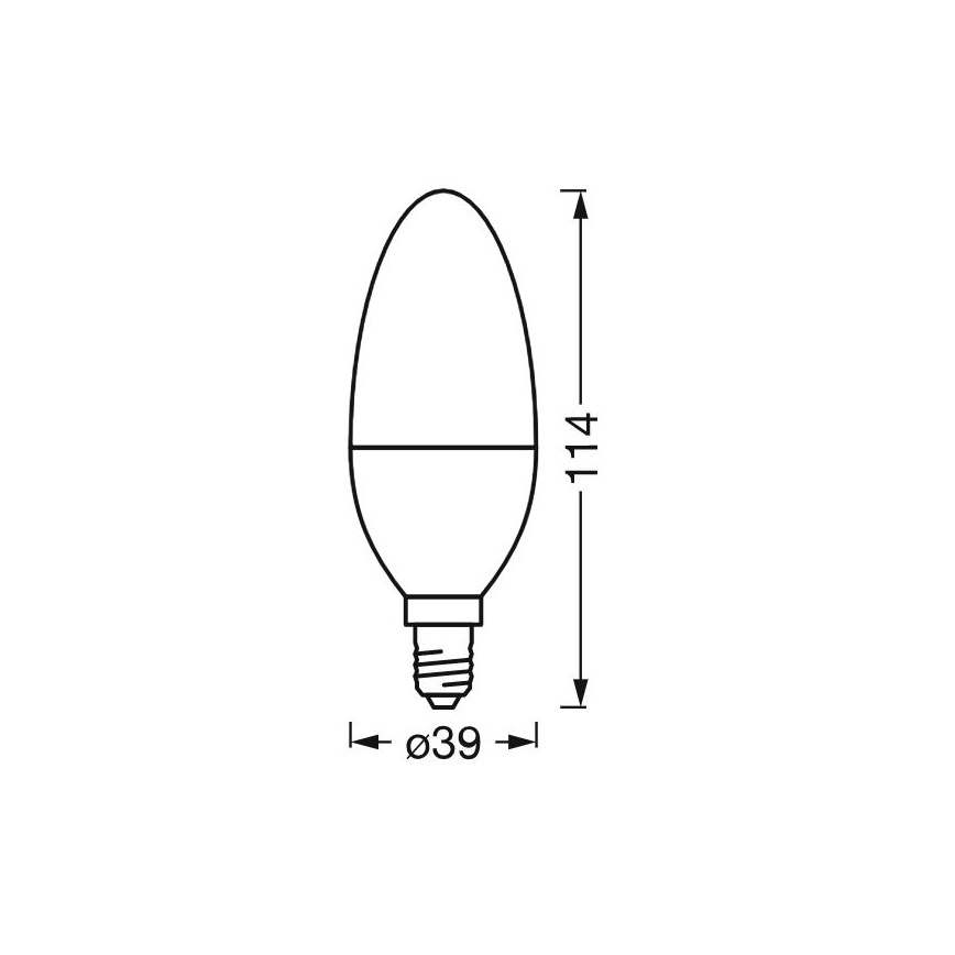 LED Prigušiva antibakterijska žarulja B40 E14/4,9W/230V Wi-Fi - Ledvance