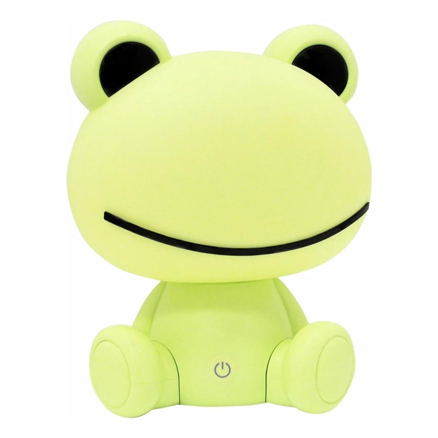 LED Prigušiva dječja dodirna lampa FROG LED/2,5W/3,7V 1200 mAh