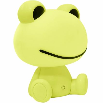 LED Prigušiva dječja dodirna lampa FROG LED/2,5W/3,7V 1200 mAh