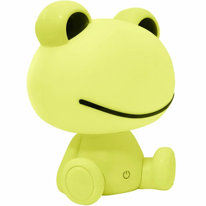 LED Prigušiva dječja dodirna lampa FROG LED/2,5W/3,7V 1200 mAh