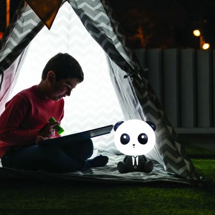 LED Prigušiva dječja dodirna lampa PANDA LED/2,5W/3,7V 1200 mAh