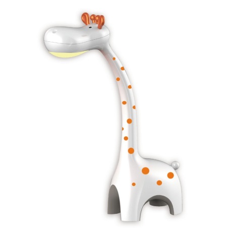 LED Prigušiva dječja stolna lampica 1xLED/6W/230V žirafa