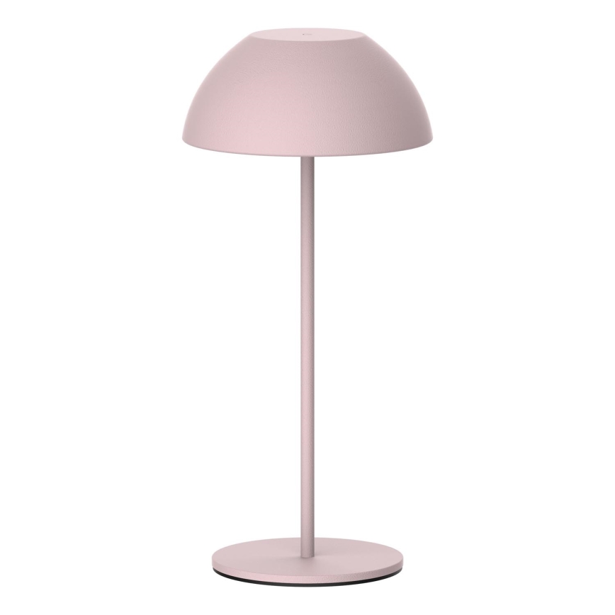LED Prigušiva dodirna vanjska stolna lampa TANZANIA LED/1,8W/5V USB 1800 mAh IP44 ružičasta