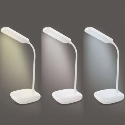 LED Prigušiva fleksibilna stolna lampa LED/12W/230V 3000K/4000K/6500K bijela