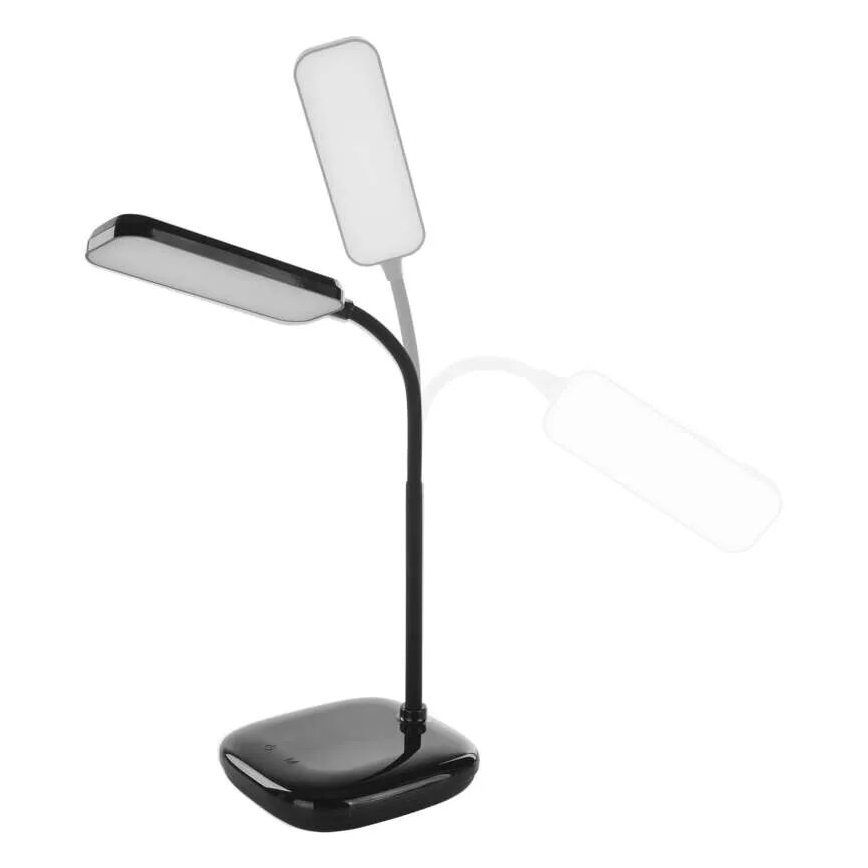 LED Prigušiva fleksibilna stolna lampa LED/12W/230V 3000K/4000K/6500K crna
