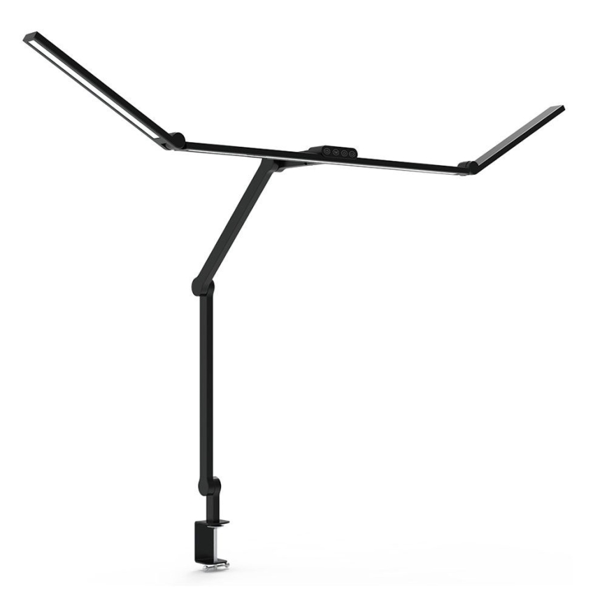 LED Prigušiva dodirna fleksibilna stolna lampa POINTIQ LED/36W/230V 3000-6500K CRI 92 crna