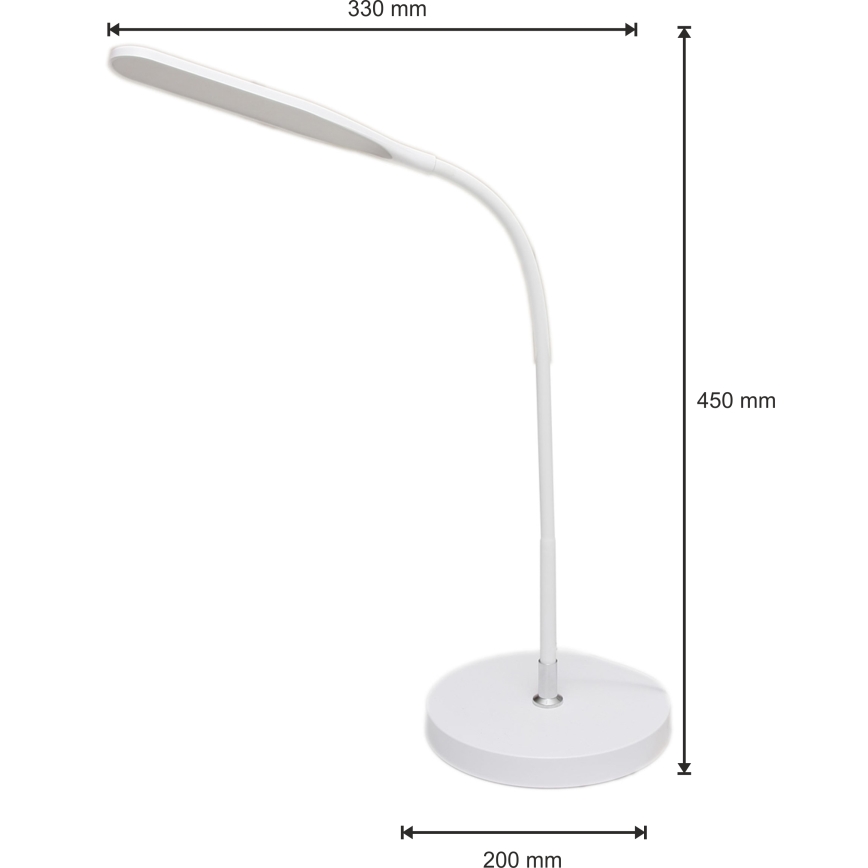 LED Prigušiva lampa 3u1 LED/10W/230V 3000/4000/6000K CRI 90 bijela