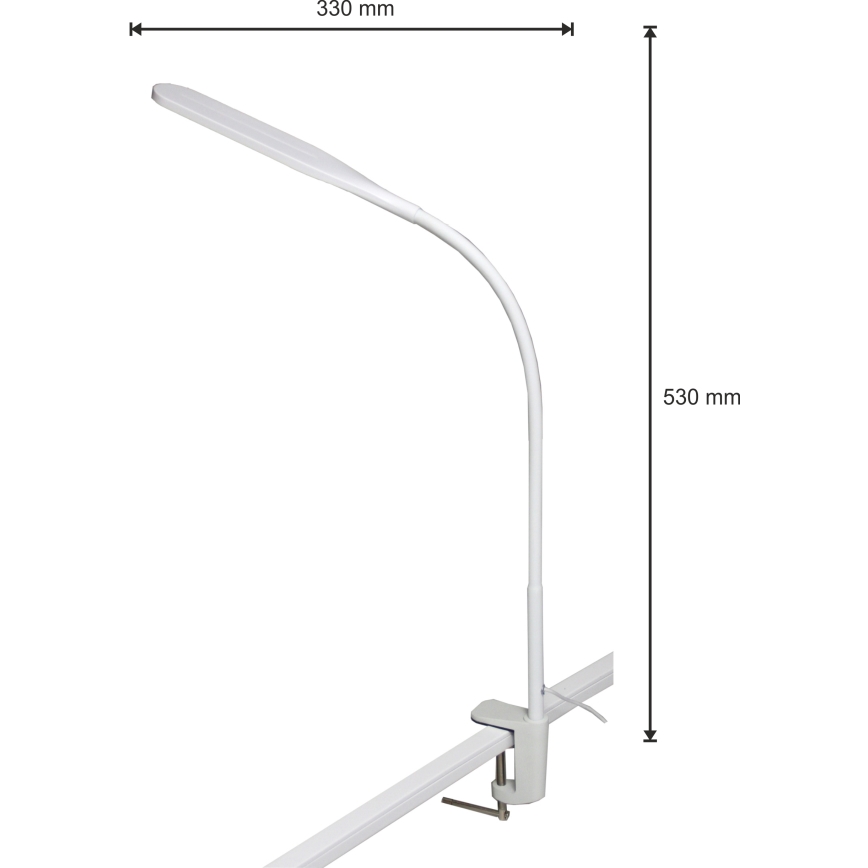 LED Prigušiva lampa 3u1 LED/10W/230V 3000/4000/6000K CRI 90 bijela