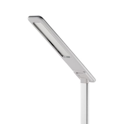 LED Prigušiva stolna lampa s upravljanjem na dodir i bežičnim punjenjem JOY LED/6W/230V + USB bijela