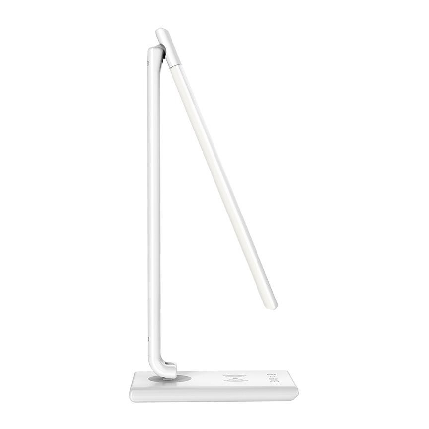 LED Prigušiva stolna lampa s upravljanjem na dodir i bežičnim punjenjem MEGGIE LED/8W/230V + USB