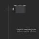 LED Prigušiva magnetna punjiva stolna lampa 4u1 LED/3W/5V 3000-6000K 1800 mAh crna