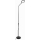 LED Prigušiva podna lampa 2u1 LED/10W/230V 3000-4500-6500K crna