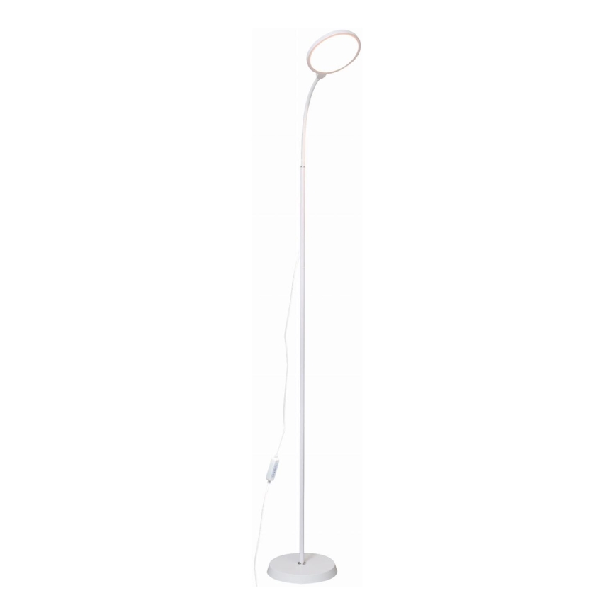 LED Prigušiva podna lampa 2u1 LED/10W/230V bijela