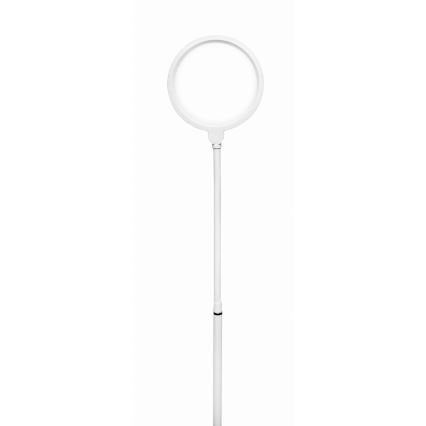 LED Prigušiva podna lampa 2u1 LED/10W/230V bijela