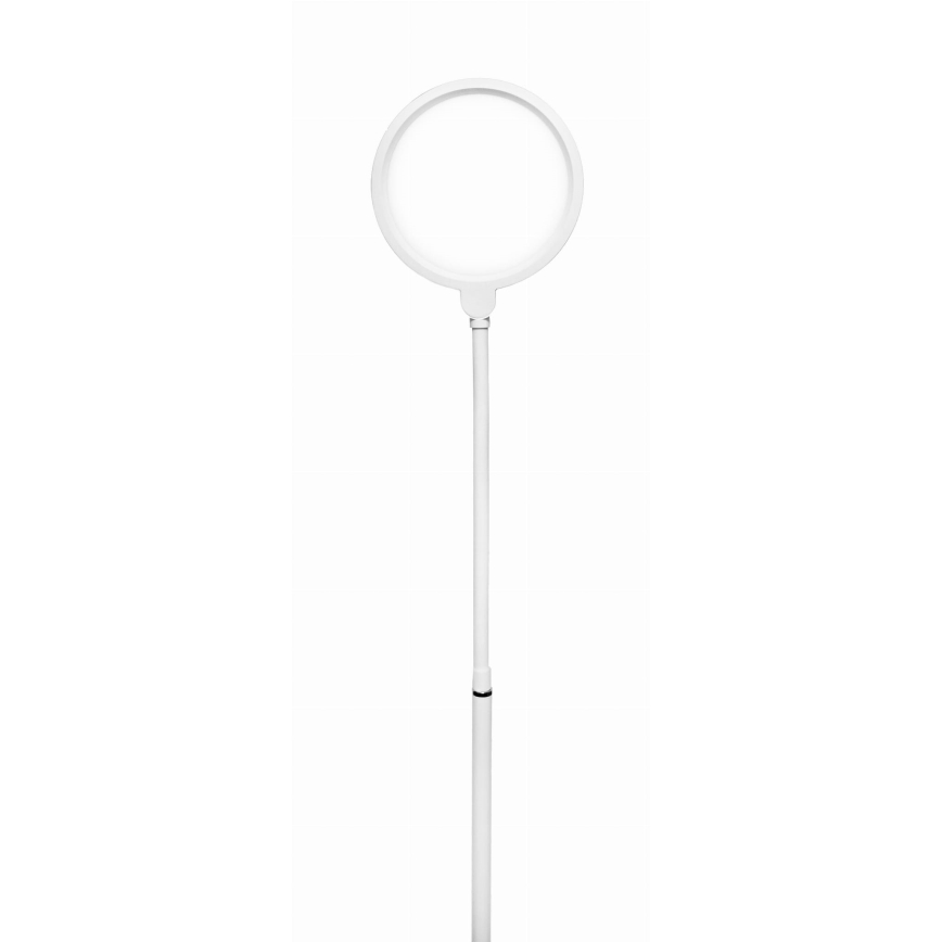LED Prigušiva podna lampa 2u1 LED/10W/230V bijela