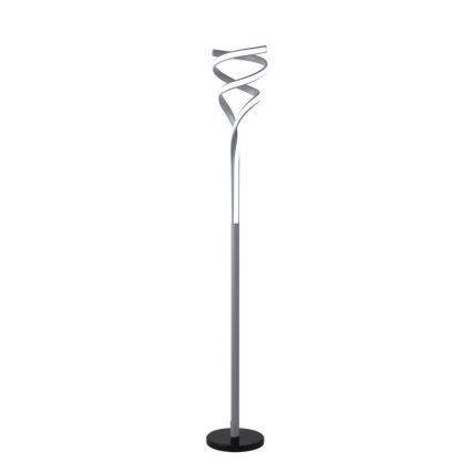 LED Prigušiva podna lampa LED/50W/230V 3000-6500K siva + daljinski upravljač