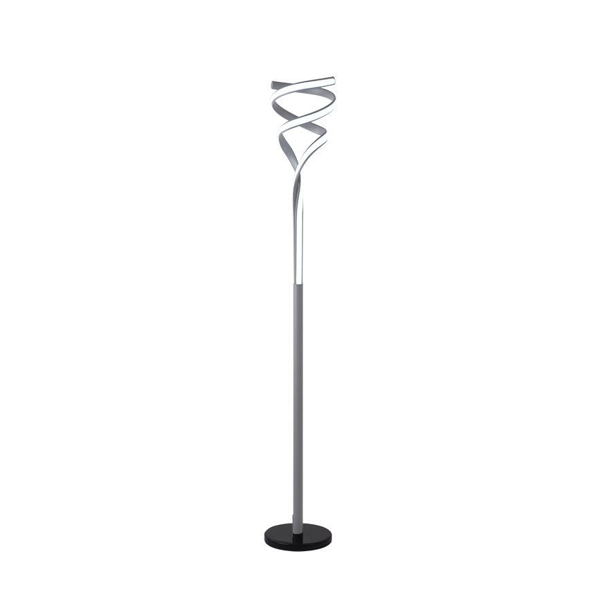 LED Prigušiva podna lampa LED/50W/230V 3000-6500K siva + daljinski upravljač