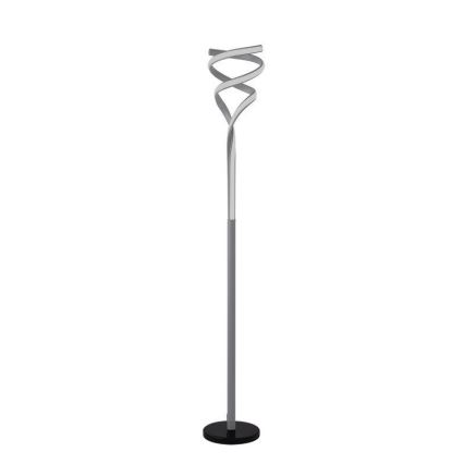 LED Prigušiva podna lampa LED/50W/230V 3000-6500K siva + daljinski upravljač