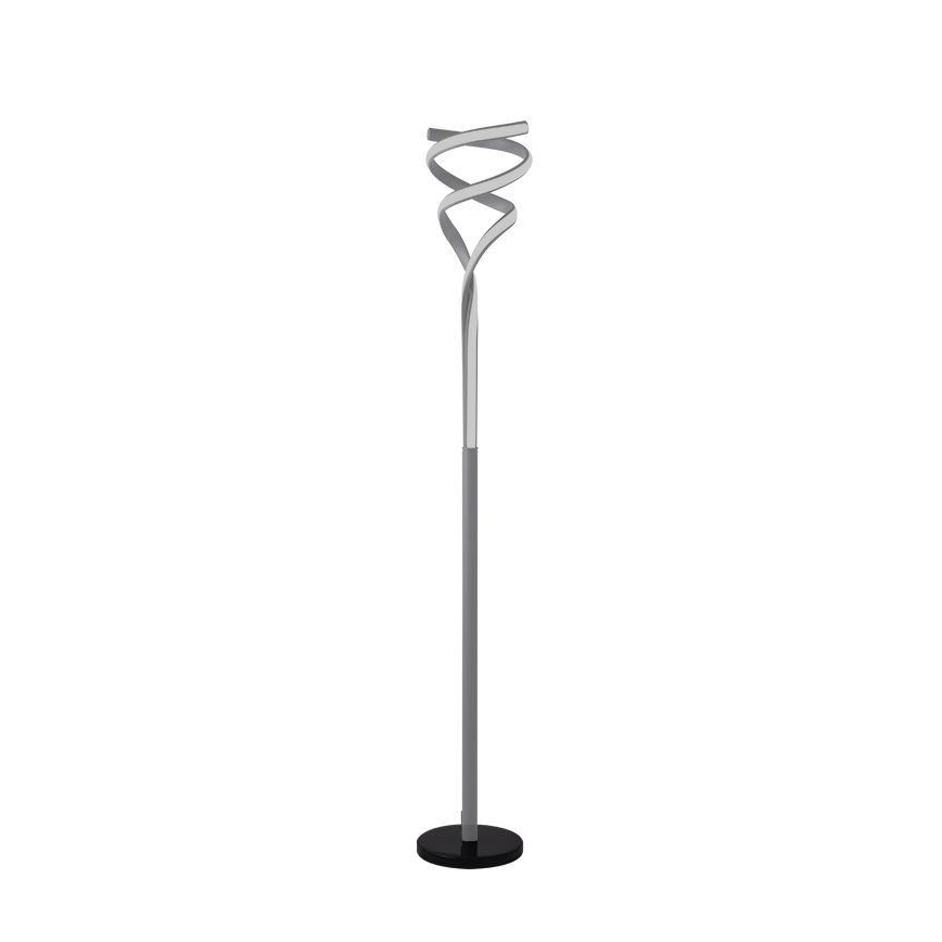 LED Prigušiva podna lampa LED/50W/230V 3000-6500K siva + daljinski upravljač