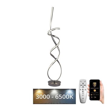 LED Prigušiva podna lampa LED/80W/230V 3000-6500K + daljinski upravljač