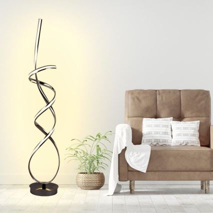LED Prigušiva podna lampa LED/80W/230V 3000-6500K + daljinski upravljač