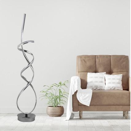 LED Prigušiva podna lampa LED/80W/230V 3000-6500K + daljinski upravljač