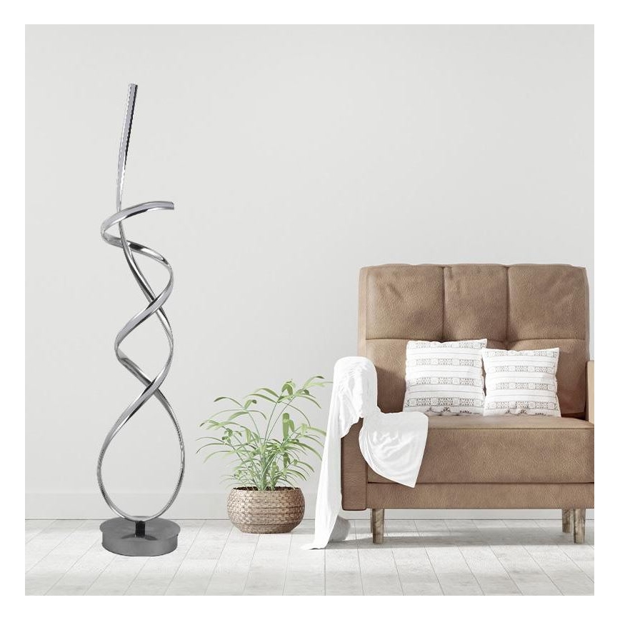 LED Prigušiva podna lampa LED/80W/230V 3000-6500K + daljinski upravljač