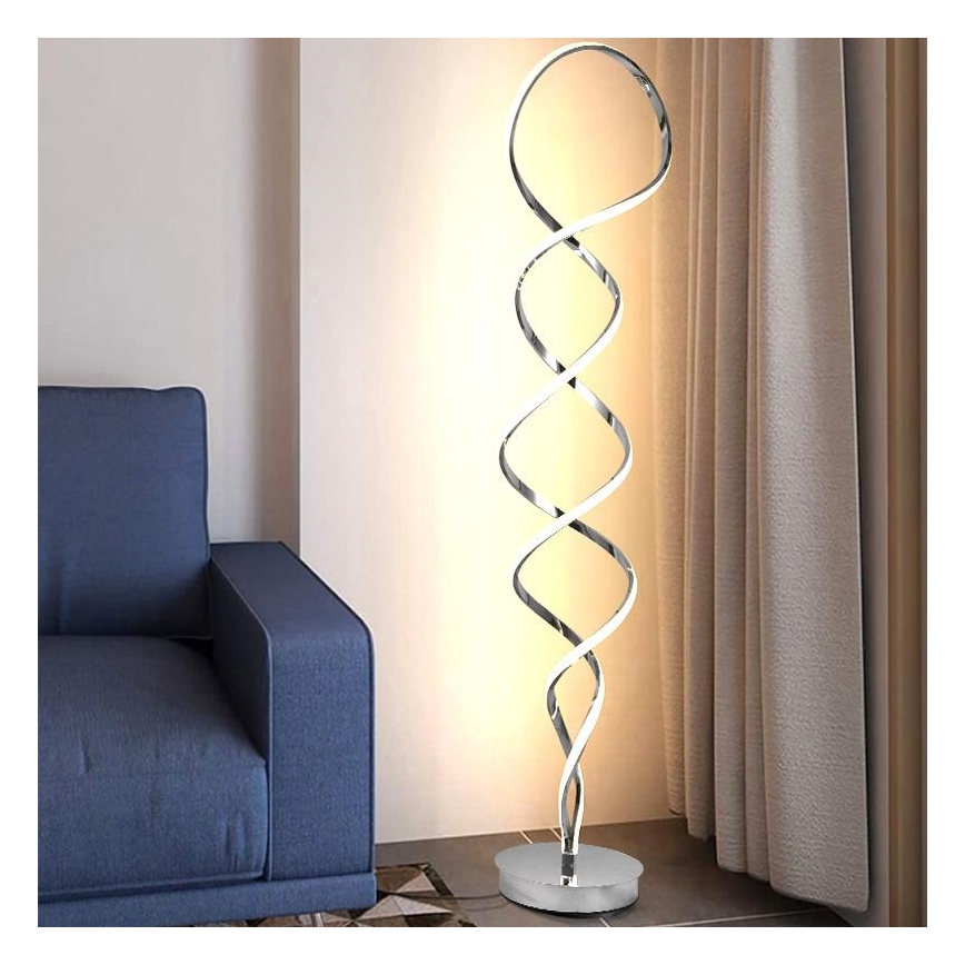 LED Prigušiva podna lampa LED/90W/230V 3000-6500K + daljinski upravljač