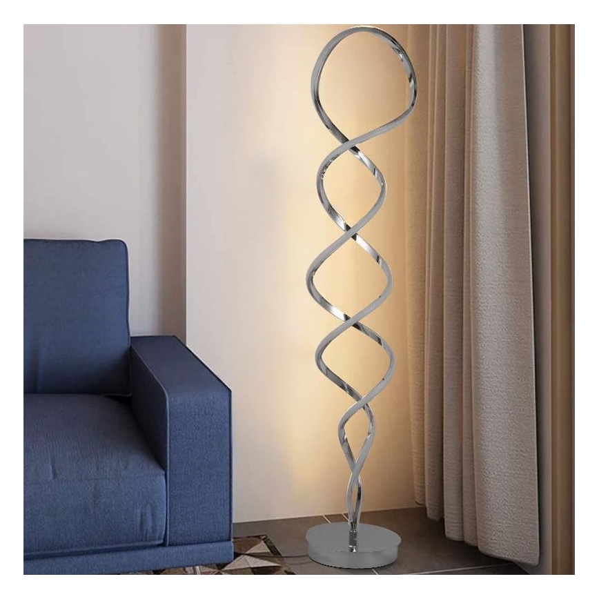 LED Prigušiva podna lampa LED/90W/230V 3000-6500K + daljinski upravljač
