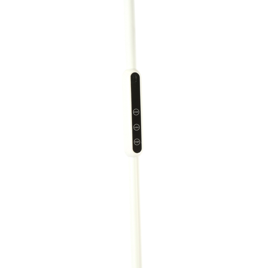 LED Prigušiva podna lampa LED/9W/230V 3000-6500K bijela + daljinski upravljač