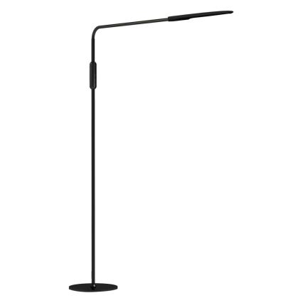 LED Prigušiva podna lampa LED/9W/230V 3000-6500K crna + daljinski upravljač