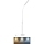 LED Prigušiva podna lampa SIGNUS LED/10W/230V 3000/4500/6500K bijela