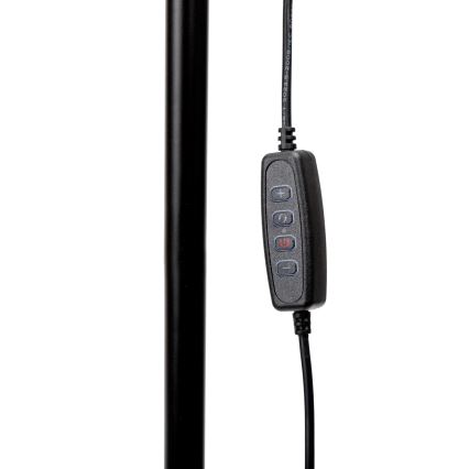 LED Prigušiva podna lampa SIGNUS LED/10W/230V 3000/4500/6500K crna