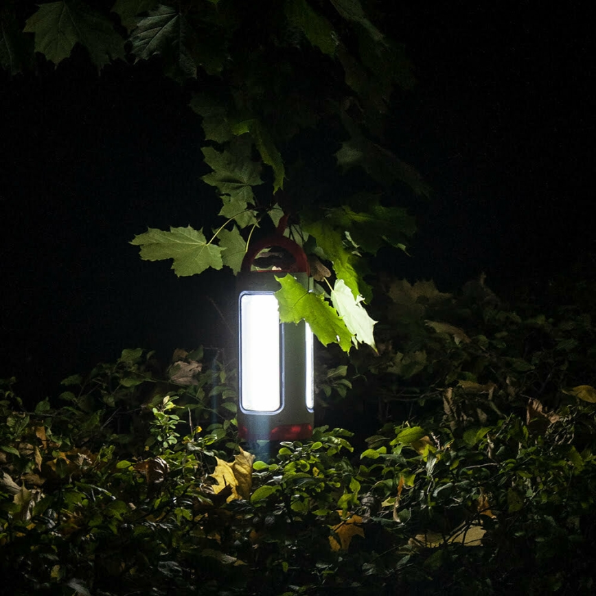 LED Prigušiva punjiva baterijska svjetiljka 2u1 s funkcijom powerbanka LED/5W/230V 3500 mAh