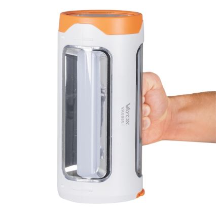 LED Prigušiva punjiva baterijska svjetiljka 2u1 s funkcijom powerbanka LED/5W/230V 3500 mAh